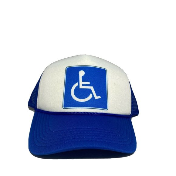 Unknown Other - Handicap Trucker Hat Mesh Hat Adjustable Cap
